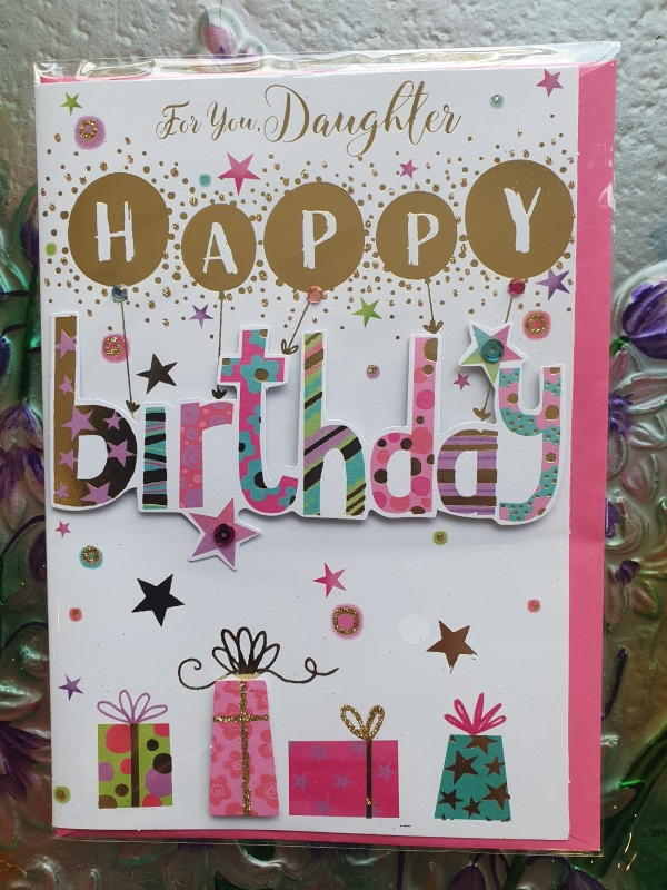 Birthday cards, Wife, Daughter