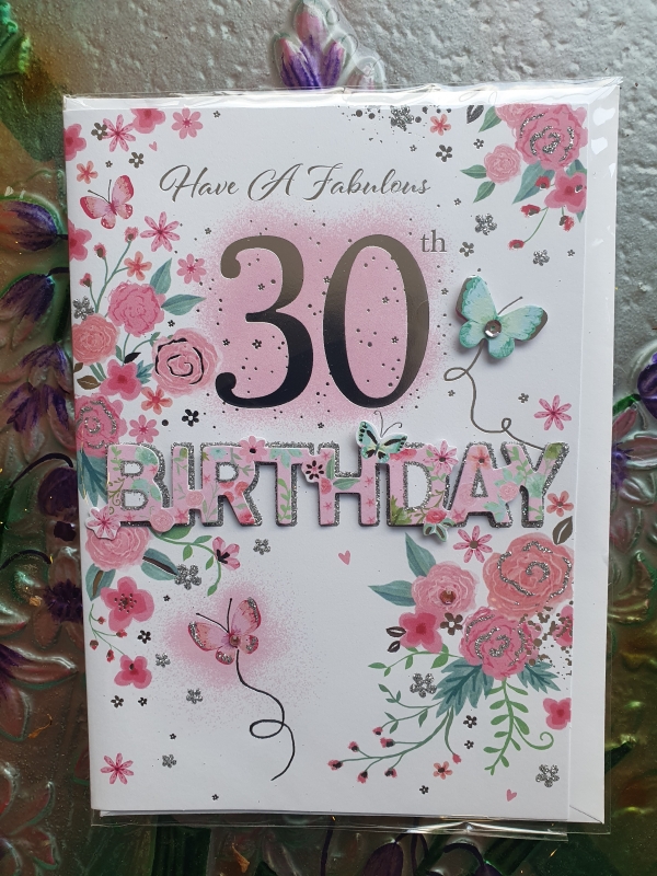 Milestone birthday cards 18, 21, 30, 40