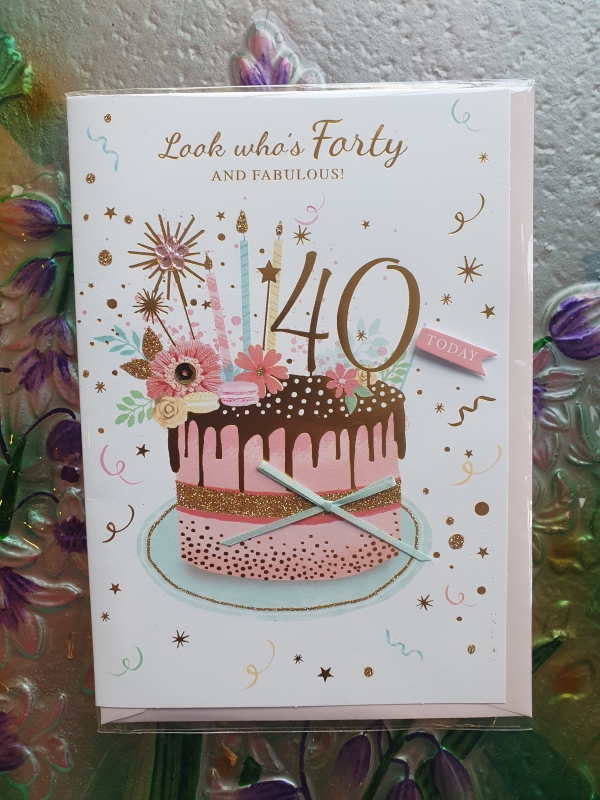 Milestone birthday cards 18, 21, 30, 40