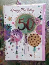 Milestone birthday cards 50, 60, 70